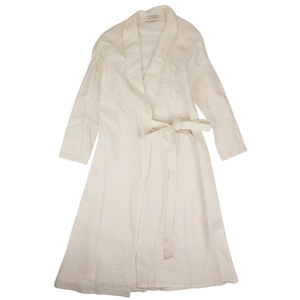 A_PLAN_APPLICATION White Tie Waist Dress Size S $1155